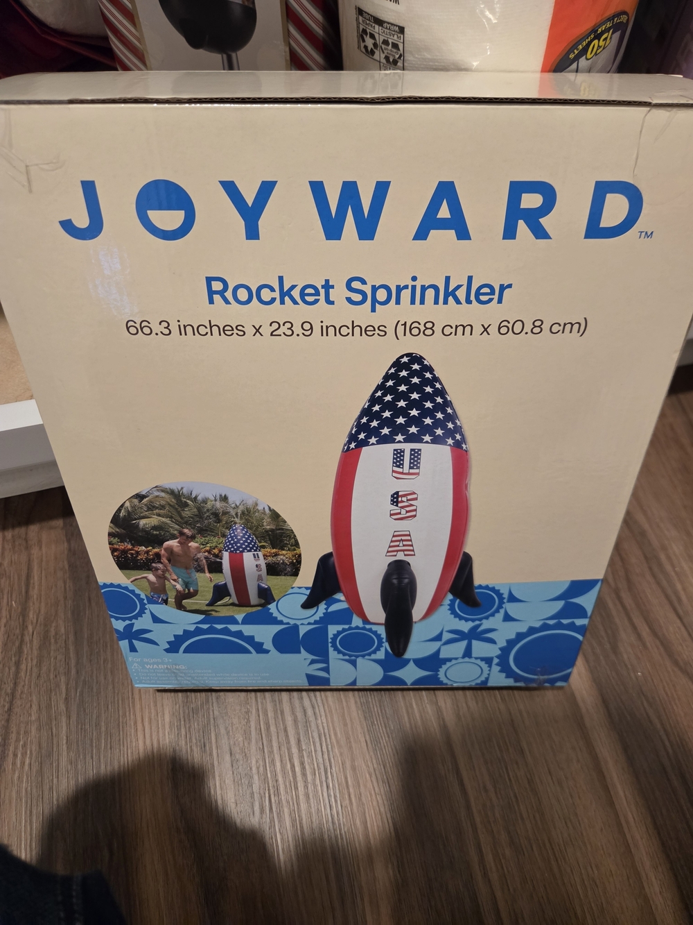 Rocket Sprinkler - Red, White & Blue